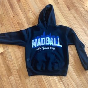 Madball hoody with two paint stains